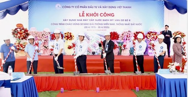 Khởi công nhà máy cấp nước sạch Mỹ Văn cơ sở 2 tại Hưng Yên